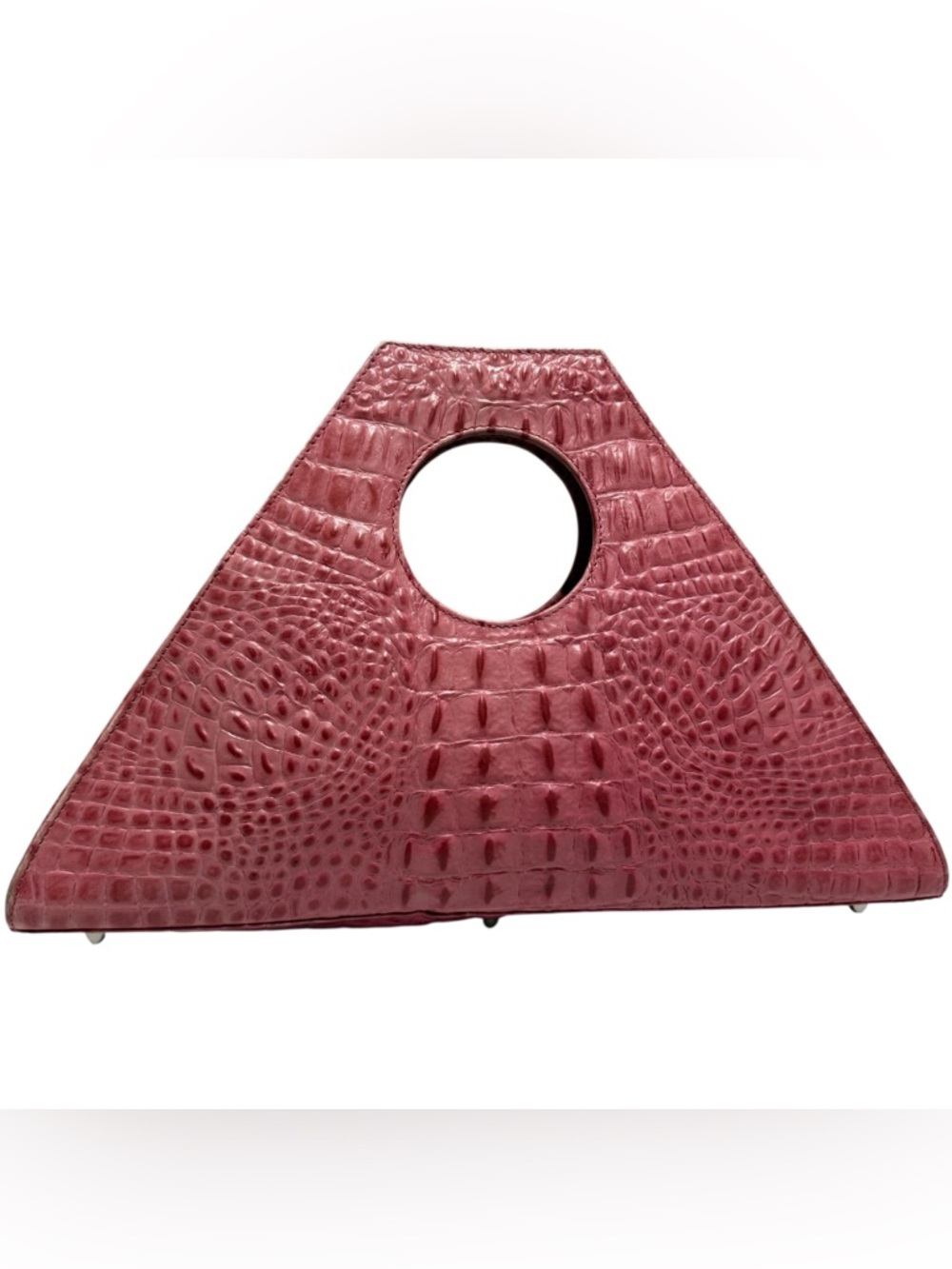 Poesis crocodile leather purse